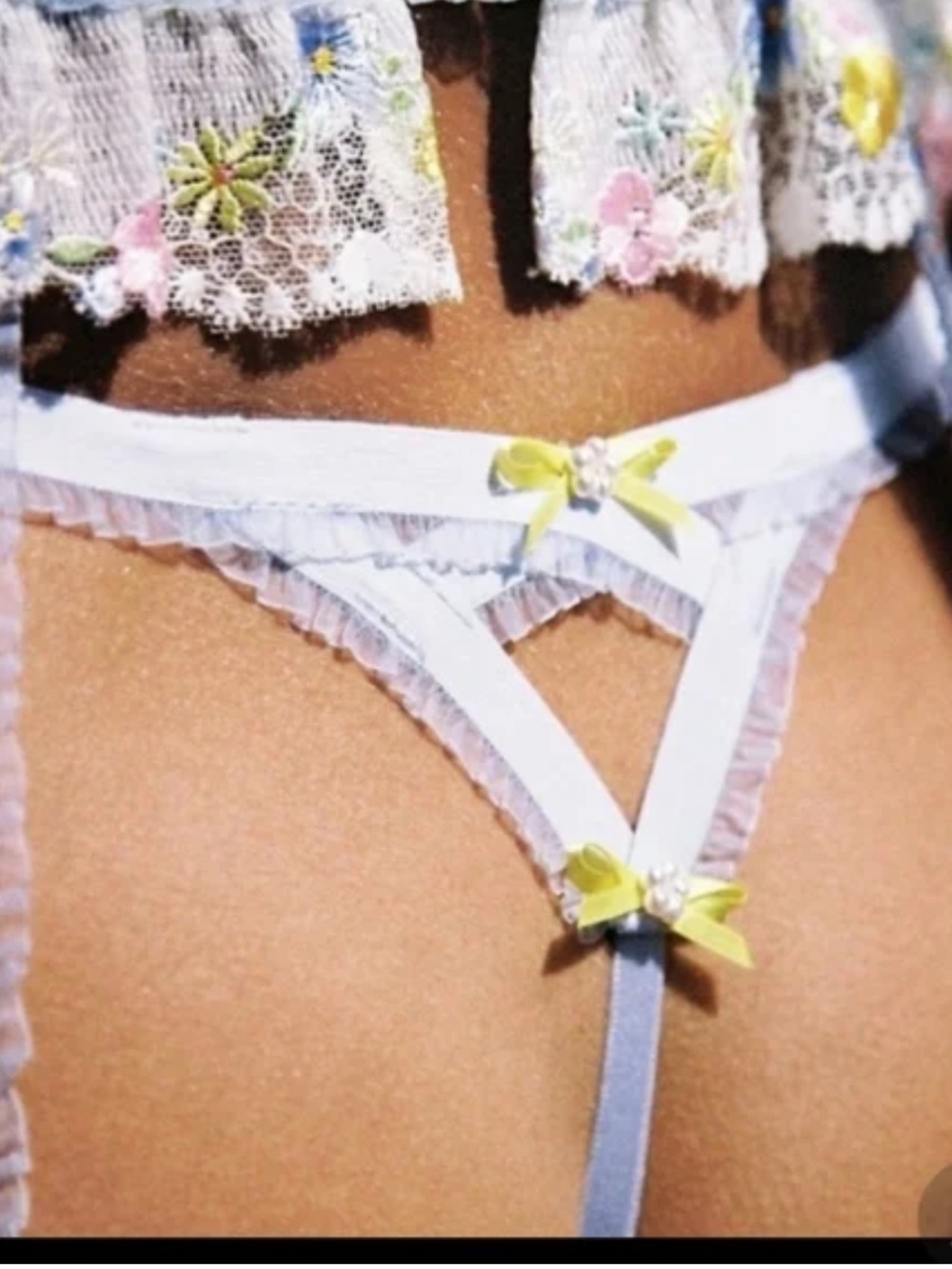 For love and lemons Paloma thong size L new with tags - matching bra available - Picture 4 of 5